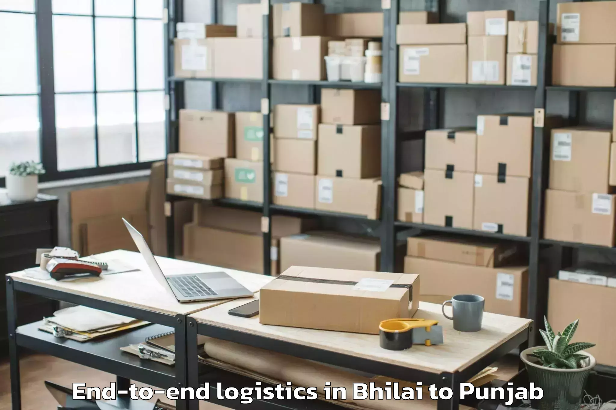 Book Bhilai to Dhariwal End To End Logistics Online